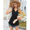 image:imageZeagoo Womens Tank Tops Sleeveless Peplum V Neck Babydoll Casual Flowy Boho Beach Summer ShirtsBlack