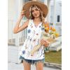 image:imageZeagoo Womens Tank Tops Sleeveless Peplum V Neck Babydoll Casual Flowy Boho Beach Summer ShirtsFloral Bf290
