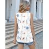 image:imageZeagoo Womens Tank Tops Sleeveless Peplum V Neck Babydoll Casual Flowy Boho Beach Summer ShirtsFloral Bf290