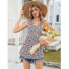 image:imageZeagoo Womens Tank Tops Sleeveless Peplum V Neck Babydoll Casual Flowy Boho Beach Summer ShirtsFloral Xh498