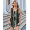 image:imageZeagoo Womens Tank Tops Sleeveless Peplum V Neck Babydoll Casual Flowy Boho Beach Summer ShirtsPrint Cx289