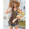 image:imageZeagoo Womens Tank Tops Sleeveless Peplum V Neck Babydoll Casual Flowy Boho Beach Summer ShirtsPrint Mz721