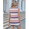 image:imageZeagoo Womens Tank Tops Sleeveless Peplum V Neck Babydoll Casual Flowy Boho Beach Summer ShirtsStripes Tw669