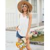 image:imageZeagoo Womens Tank Tops Sleeveless Peplum V Neck Babydoll Casual Flowy Boho Beach Summer ShirtsWhite