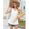 image:imageZeagoo Womens Tank Tops Sleeveless Peplum V Neck Babydoll Casual Flowy Boho Beach Summer ShirtsWhite
