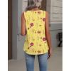 image:imageZeagoo Womens Tank Tops Summer Sleeveless Loose Fit Tops V Neck Pleated Shirts Basic Tees Dressy Casual Trendy ClothesBf351yellow