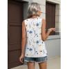 image:imageZeagoo Womens Tops 2026 Flowy Peplum Summer V Neck Babydoll Tank Top Casual Beach Vacation ClothesBf290