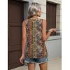 image:imageZeagoo Womens Tops 2026 Flowy Peplum Summer V Neck Babydoll Tank Top Casual Beach Vacation ClothesMz721