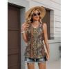 image:imageZeagoo Womens Tops 2026 Flowy Peplum Summer V Neck Babydoll Tank Top Casual Beach Vacation ClothesMz721
