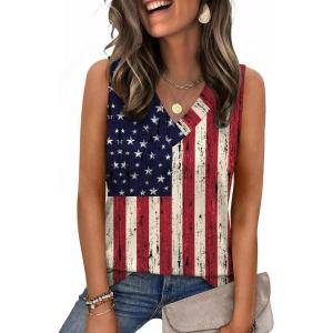 image:imageZeagoo Tank Top for Women V Neck Loose Fit Sleeveless Summer Tops Business Casual Outfits Dressy Blouses ShirtsGq38