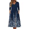 Navy Floral