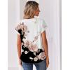 image:imageZeagoo Women Tops Summer Short Sleeve T Shirts V Neck Dressy Casual Work Blouses Fashion Boho Clothes S3XLBf347flower