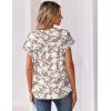 image:imageZeagoo Women Tops Summer Short Sleeve T Shirts V Neck Dressy Casual Work Blouses Fashion Boho Clothes S3XLSf295beige
