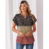 image:imageZeagoo Women Tops Summer Short Sleeve T Shirts V Neck Dressy Casual Work Blouses Fashion Boho Clothes S3XLXh553flowers
