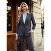 image:imageZeagoo Button Down Shirts for Women Long Sleeve Dress Shirts Classic fit Collared Blouses Casual Business Work Tops S3XLLight Blue