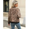 image:imageZeagoo Womens Bomber Jacket Casual Coat Zip Up Spring Fall Clothes with Pockets SXXLAleopard