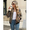 image:imageZeagoo Womens Bomber Jacket Casual Coat Zip Up Spring Fall Clothes with Pockets SXXLMulticolor