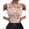 image:imageZeagoo Womens High Neck Slim Basic Tank Top Fitted Knit Textured Sleeveless Shirts