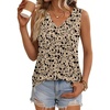 image:imageZeagoo Womens Tank Tops 2026 Summer Sleeveless Loose Fit Tops V Neck Pleated Trendy Fashion Business Casual ShirtsSf154 Floral
