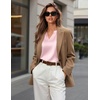 image:imageZeagoo Silk Satin Tank Tops for Women V Neck Business Work Blouses Summer Dressy Casual Sleeveless ShirtsLight Pink