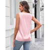 image:imageZeagoo Silk Satin Tank Tops for Women V Neck Business Work Blouses Summer Dressy Casual Sleeveless ShirtsLight Pink