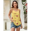 image:imageZeagoo Womens Camisole Tank Tops Summer Adjustable Spaghetti Strap Loose Flowy Sleeveless Shirts Beach Vacation ClothesBf351