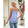 image:imageZeagoo Womens Camisole Tank Tops Summer Adjustable Spaghetti Strap Loose Flowy Sleeveless Shirts Beach Vacation ClothesSf166