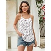 image:imageZeagoo Womens Camisole Tank Tops Summer Adjustable Spaghetti Strap Loose Flowy Sleeveless Shirts Beach Vacation ClothesSf224