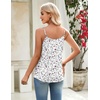 image:imageZeagoo Womens Camisole Tank Tops Summer Adjustable Spaghetti Strap Loose Flowy Sleeveless Shirts Beach Vacation ClothesSf224