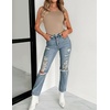 image:imageZeagoo Womens Double Lined Crew Neck Tank Tops Cute Summer Sleeveless Workout Tops Basic Going Out Clothes 2026Nude