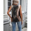 image:imageZeagoo Womens Satin Tank Top Pleated Shoulder Sleeveless Blouse Round Neck Dressy Business Casual Work Office Summer TopCx278