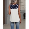 image:imageZeagoo Womens Tank Tops Summer Sleeveless Loose Fit Tops V Neck Pleated Shirts Basic Tees Dressy Casual Trendy ClothesGq39american Flag