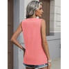 image:imageZeagoo Womens V Neck Tank Tops 2026 Summer Tops Casual Sleeveless Shirts Loose Fit Dressy Business Work ClothesCoral