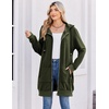 image:imageZeagoo Womens Zip Up Hoodies Long Tunic Sweatshirts Oversized Fleece Casual Long Sleeve 2026 Fall Hoodie Jacket Coat01 Army Green