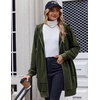 image:imageZeagoo Womens Zip Up Hoodies Long Tunic Sweatshirts Oversized Fleece Casual Long Sleeve 2026 Fall Hoodie Jacket Coat01 Army Green