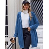 image:imageZeagoo Womens Zip Up Hoodies Long Tunic Sweatshirts Oversized Fleece Casual Long Sleeve 2026 Fall Hoodie Jacket Coat01 Blue