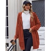 image:imageZeagoo Womens Zip Up Hoodies Long Tunic Sweatshirts Oversized Fleece Casual Long Sleeve 2026 Fall Hoodie Jacket Coat01 Caramel