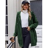 image:imageZeagoo Womens Zip Up Hoodies Long Tunic Sweatshirts Oversized Fleece Casual Long Sleeve 2026 Fall Hoodie Jacket Coat01 Dark Green