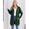 image:imageZeagoo Womens Zip Up Hoodies Long Tunic Sweatshirts Oversized Fleece Casual Long Sleeve 2026 Fall Hoodie Jacket Coat01 Dark Green