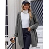 image:imageZeagoo Womens Zip Up Hoodies Long Tunic Sweatshirts Oversized Fleece Casual Long Sleeve 2026 Fall Hoodie Jacket Coat01 Dark Grey