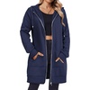image:imageZeagoo Womens Zip Up Hoodies Long Tunic Sweatshirts Oversized Fleece Casual Long Sleeve 2026 Fall Hoodie Jacket Coat01 Dark Navy Blue