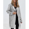 image:imageZeagoo Womens Zip Up Hoodies Long Tunic Sweatshirts Oversized Fleece Casual Long Sleeve 2026 Fall Hoodie Jacket Coat01 Grey