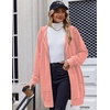 image:imageZeagoo Womens Zip Up Hoodies Long Tunic Sweatshirts Oversized Fleece Casual Long Sleeve 2026 Fall Hoodie Jacket Coat01 Pink