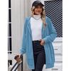 image:imageZeagoo Womens Zip Up Hoodies Long Tunic Sweatshirts Oversized Fleece Casual Long Sleeve 2026 Fall Hoodie Jacket Coat01 Sky Blue