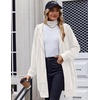 image:imageZeagoo Womens Zip Up Hoodies Long Tunic Sweatshirts Oversized Fleece Casual Long Sleeve 2026 Fall Hoodie Jacket Coat01 White