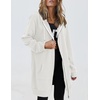image:imageZeagoo Womens Zip Up Hoodies Long Tunic Sweatshirts Oversized Fleece Casual Long Sleeve 2026 Fall Hoodie Jacket Coat01 White