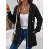 image:imageZeagoo Womens Zip Up Hoodies Long Tunic Sweatshirts Oversized Fleece Casual Long Sleeve 2026 Fall Hoodie Jacket Coat01black