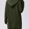 image:imageZeagoo Womens Zip Up Hoodies Long Tunic Sweatshirts Oversized Fleece Casual Long Sleeve 2026 Fall Hoodie Jacket CoatArmy Green