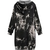 image:imageZeagoo Womens Zip Up Hoodies Long Tunic Sweatshirts Oversized Fleece Casual Long Sleeve 2026 Fall Hoodie Jacket CoatBlack Tie Dye Without Fleece