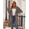 image:imageZeagoo Womens Zip Up Hoodies Long Tunic Sweatshirts Oversized Fleece Casual Long Sleeve 2026 Fall Hoodie Jacket CoatCoffeegrey